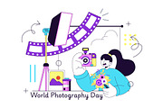 10 World Photography Day, a Person Illustration by denayunebgt (Thumbnail 4 of 4)