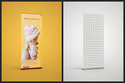Yellow Roll Up Banner Mockup - 4 PSD, an Advertising Mockup by Muhazdinata (Thumbnail 5 of 6)