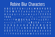 Robine Blur, a Sans Serif Font by Craft Supply Co. (Thumbnail 8 of 8)