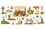 Farmer and gardener characters, an Illustration by Buch&Bee (Thumbnail 1 of 3)