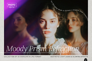 Moody Prism Refraction Overlays