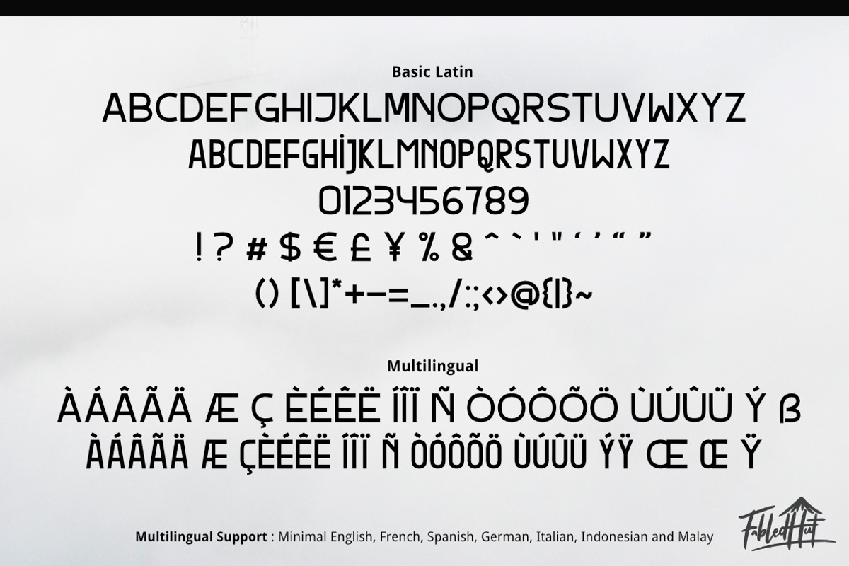 Wagon Modern Font, a Font by FabledHut (Photo 2 of 5)