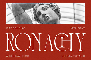 Ronachy A Display Serif Font