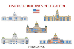 Historical buildings of US Capitol