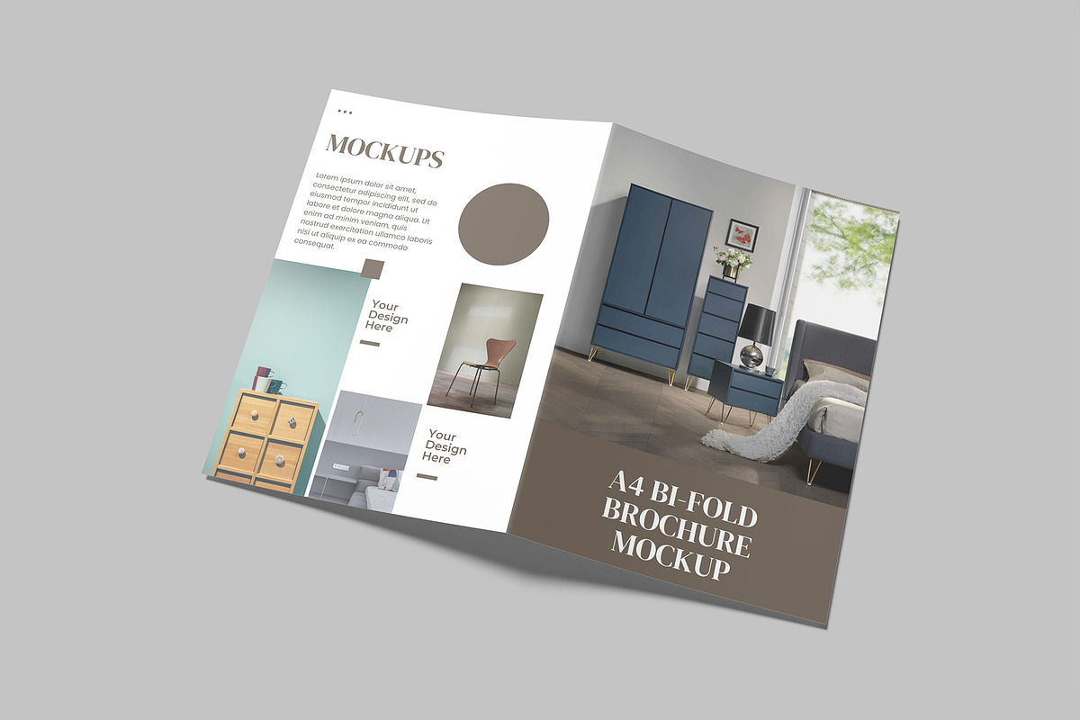 A4 Bifold Brochure Mockup, a Brochure Template by Graphiculon (Photo 7 of 11)