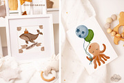 Sea animals. Birthday collection., an Animal Illustration by owlasya (Thumbnail 8 of 9)