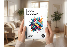 8.5x11 hardcover book mockup