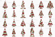 Cute Christmas Topiaries Tree, an Illustration by Craft Nest (Thumbnail 6 of 6)