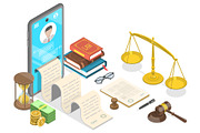 Law & Justice Set 01, a Person Illustration by AndriiStore (Thumbnail 5 of 11)