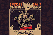 Halloween Party Bundle, a Serif Font by INKSUN™ (Thumbnail 5 of 16)