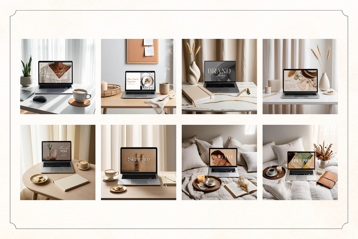 52 Minimalist Laptop Canva Mockups, a Mac Mockup by Matisse Studio (Photo 7 of 10)