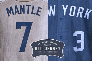 OLD JERSEY FONT DUO