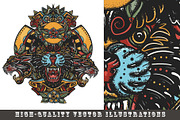 Black panthers tattoo, a Background Graphic by intueri (Thumbnail 11 of 12)