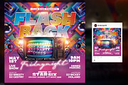 Retro 90s Party Flyer Template, a Flyer Template by RTXdesinger99 (Thumbnail 3 of 3)