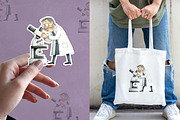 Whimsical People Clipart Bundle, a Person Illustration by PaintPixelCo (Thumbnail 8 of 15)