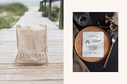 Seafood logo elements and templates, a Graphic by Vasylyka (Thumbnail 9 of 15)