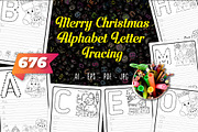 676 Christmas Alphabet Letter Vector, an Education Illustration by Blue Digital Studio (Thumbnail 1 of 5)