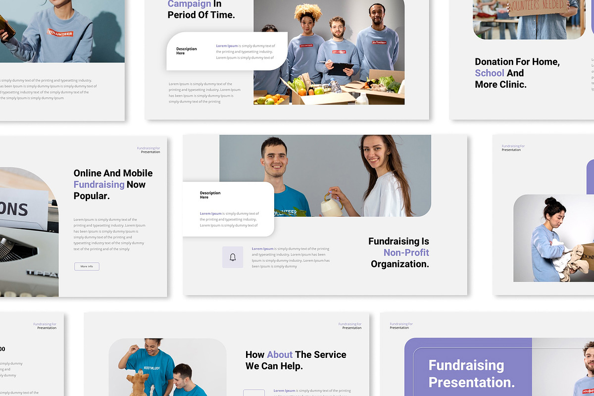 Fundraising Keynote Presentation Tem, a Presentation Template by Formatika Studio