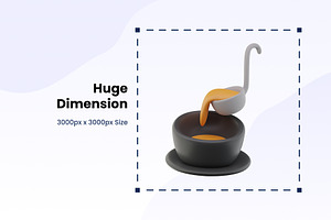 3D Cooking Illustration Vol 1