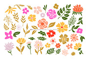 Flowers and leaves illustrations, a Decorative Illustration by La Petite Line Art (Thumbnail 3 of 11)