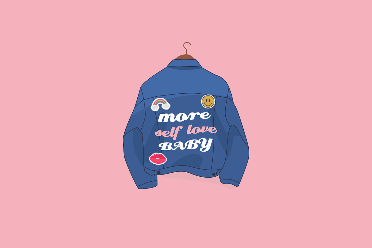 Self love club vector pack, an Illustration by yabluko_draws (Photo 5 of 5)