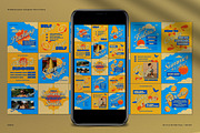 SummerFashion Instagram Pack, a Social Media Template by graphicook (Thumbnail 1 of 5)