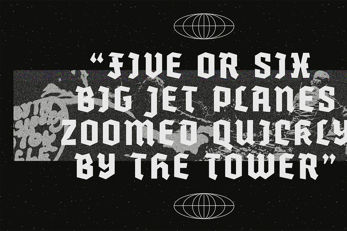 Typomod Modern Black Letter, a Blackletter Font by graphicook (Photo 8 of 10)