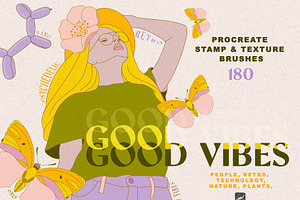 Good Vibes Procreate, Ps Stamp