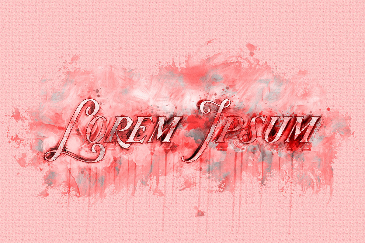 Watercolor Text Paint Plugin, an Action Add-On by MRI STUDIO (Photo 16 of 20)