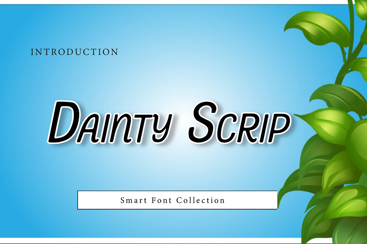 Dainty Scrip, a Script Font by Wow Magic (Photo 1 of 2)