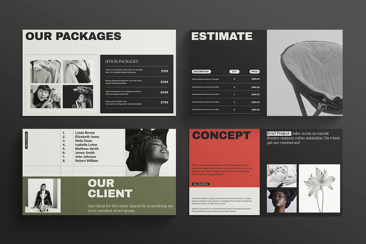 Brand Proposal Presentation Template, a Presentation Template by E-Type