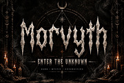 Morvyth — Dark Gothic Display Font, a Blackletter Font by Wow Magic (Thumbnail 4 of 5)