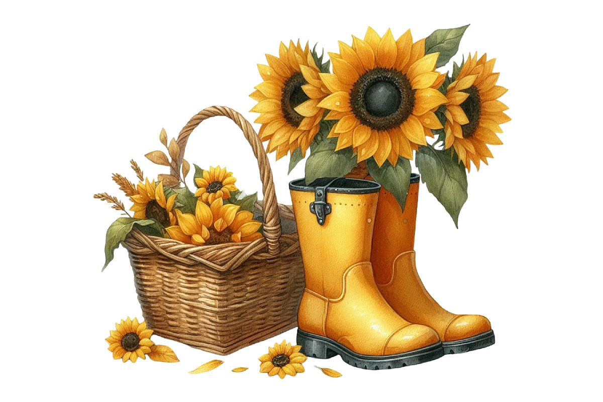 Garden Boots Sublimation Clipart, an Illustration by Designking (Photo 2 of 4)