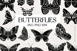 Butterfly Clipart Bundle