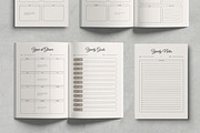 Yearly Planner Template Layout, a Stationery Template by MightyDesign (Thumbnail 3 of 6)