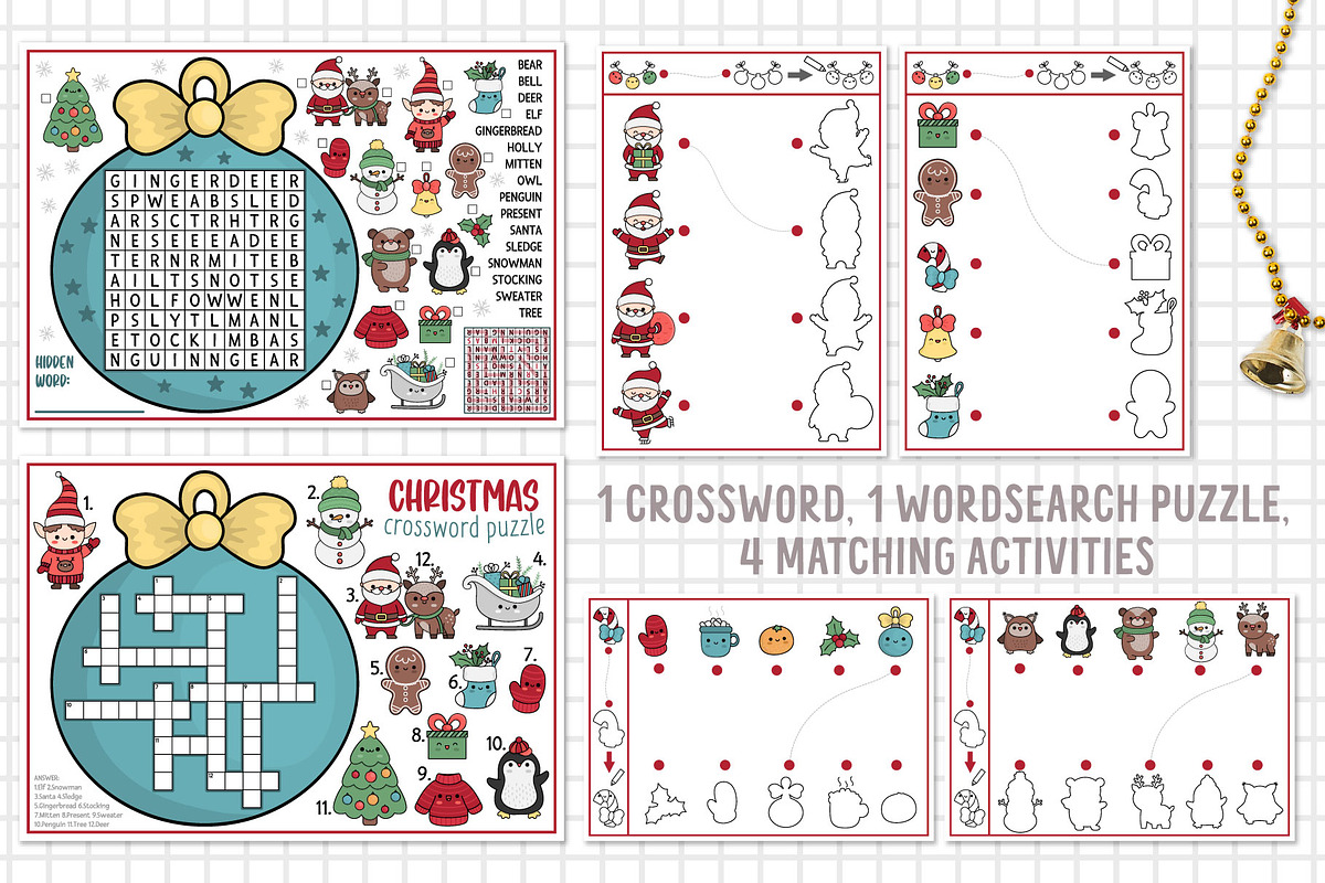 Kawaii Christmas games, an Animal Illustration by Lexi Claus (Photo 4 of 12)
