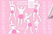 Procreate Male Mature Pose brushes, a Brush Add-On by Revabrush (Thumbnail 2 of 6)