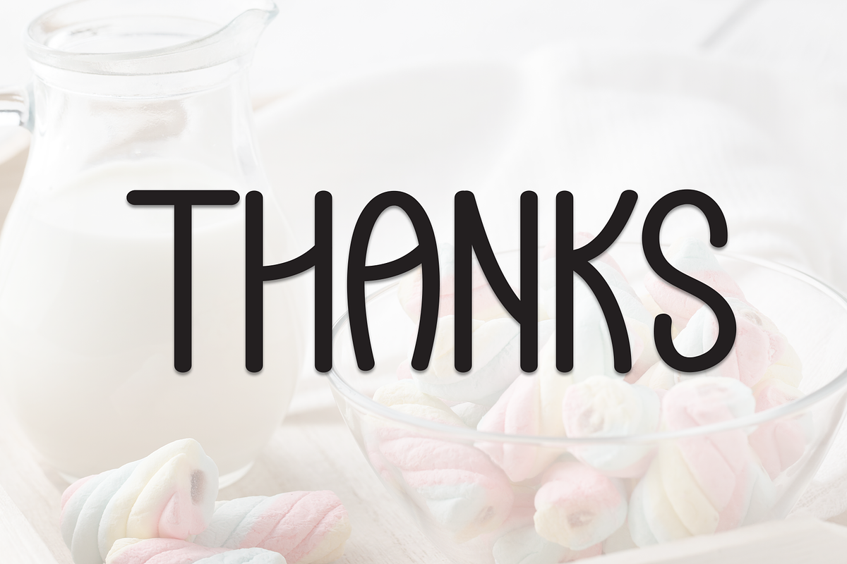 Milk Candy | Script Font, a Script Font by Scratchones (Photo 8 of 8)