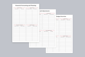 Budget Planner Pages Set V-19