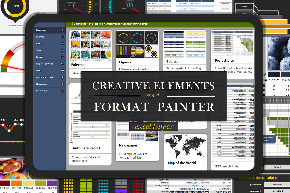 Creative Elements and Format Painter, a Presentation Template by DesignLab (Photo 1 of 5)