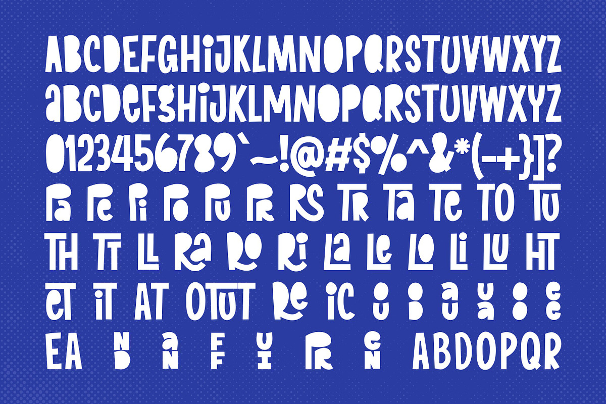 Donut Buffet - Unique Sans, a Sans Serif Font by ErgibiStudio (Photo 10 of 10)