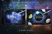 Space Artist Procreate Brushes, a Brush Add-On by Freezerondigital (Thumbnail 2 of 30)