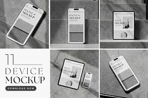 Device Mockup: iPhone & iPad Pro