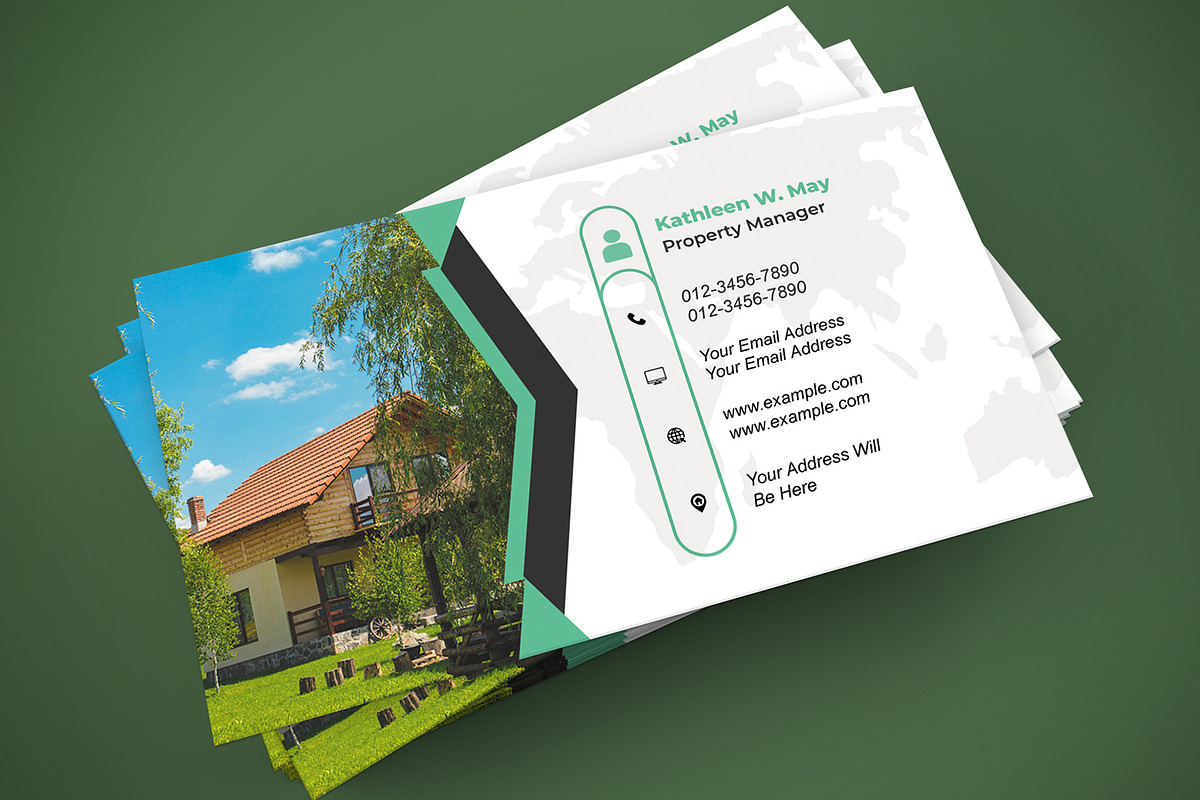 Realtor Business Card PSD Template preview 6