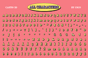 Castio 3D, a Serif Font by Craft Supply Co. (Thumbnail 8 of 8)