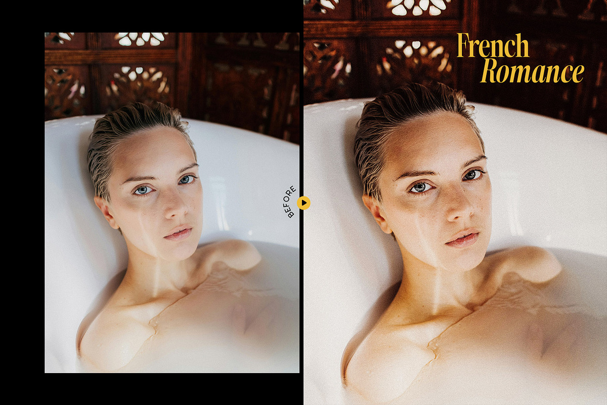 French Romance Presets & LUT, a Preset Add-On by Presetrain Co. (Photo 5 of 9)