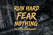 Runster Dread - Raw Intense Font, a Handwritten Font by HypeWorksCo (Thumbnail 13 of 16)