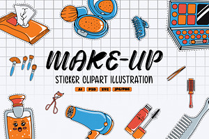 Makeup Set Illustration, an Object Illustration by Decoconio Design