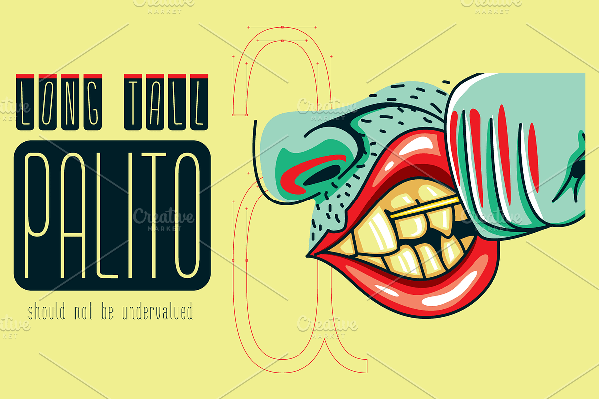 Long Tall Palito Font