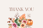 Autumn Watercolor floral collection, a Decorative Illustration by SashaKondr (Thumbnail 20 of 20)